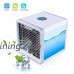 Air Cooler For Room Portable  Third gearb 7 colors light Personal Space Cooler And Air Purifier USB Mini Portable Air Conditioner For Student Residence  Office  Countertop - B07G57SLJM